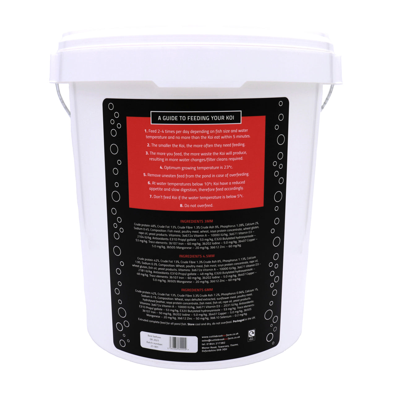 Premium Growth High Protein Floating Food for Koi Carp by